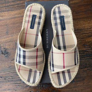 Burberry Espadrilles sandals size 8